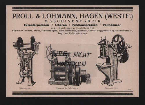 Hagen werbung 1925 - hagen,, 1925,