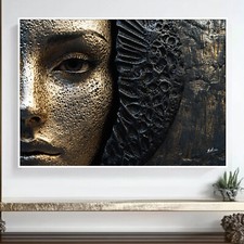 Leinwand Bild Frau Gesicht