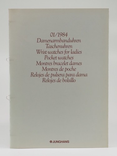 Junghans katalog 1984 - junghans,
