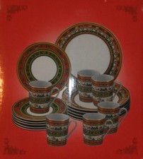 Weihnachtsgeschirr 18 teilig