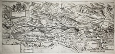 Andorno Micca Piemonte Italia Italy Italien incisione engraving Blaeu 1726