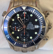 Omega Seamaster 300m-Titan-chronograph-Originalpapieren/Verpackung-Service