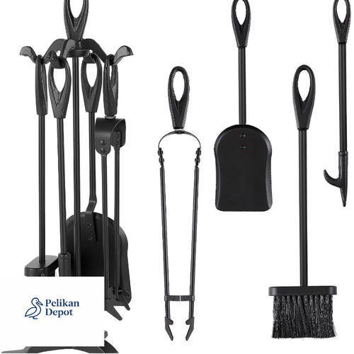 Kaminbesteck teilig - kaminbesteck, 5-teilig