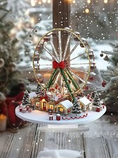 Acryl Riesenrad Weihnachtsdorf