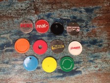 11 Einkaufswagenchips Obi Real Eismann Rewe/Payback Hagebaumarkt Fressnapf Metro