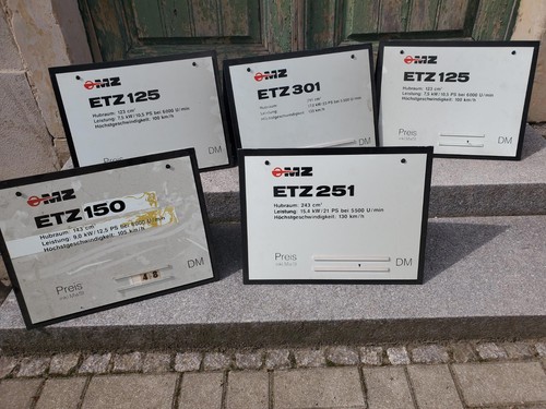 Original schilder set - 5x, mz