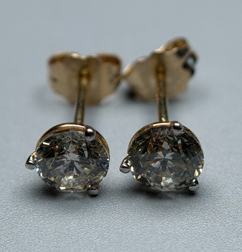Damen ohrstecker 14k gelbgold - damen,