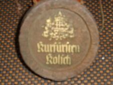 Zapfhahnschild ""  Kurfürsten Kölsch  "" Fassdeckel