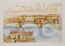 Simon Dittrich/Farbradierung/  E.A.  Exemplar/ handsigniert /Venedig