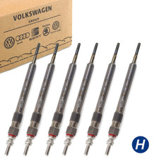 6x ORIGINAL VW Glühkerzen