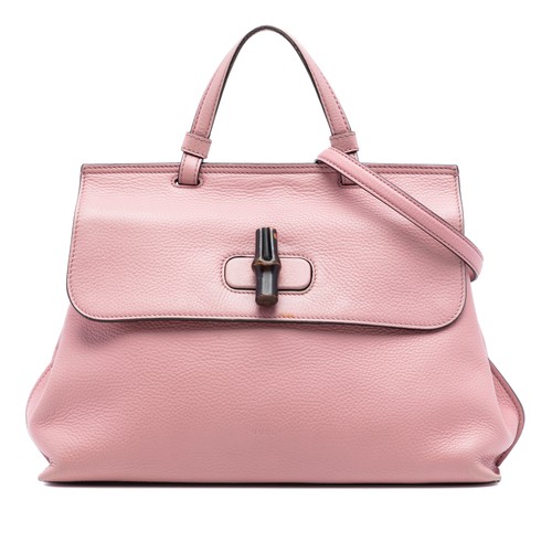 Gucci medium calfskin bamboo - calfskin,