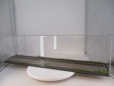 Markenlos Spur 1 diverser Lok-Schaukasten / Diorama / Vitrine/Gleis ohne OVP