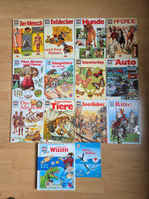 14 Bücher Was ist Was - 2 bis 88, Hunde, Pferde, Auto, Ritter Konvolut Sammlung
