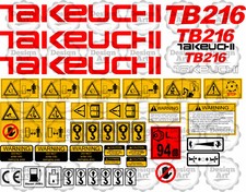 Takeuchi TB216 TB 216 Mini