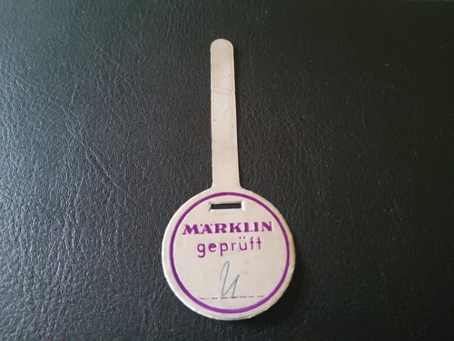 Märklin prüfplakette - h0,