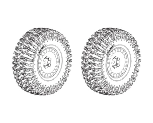 Absima reifen mit felgen 2 - absima, 2.2
