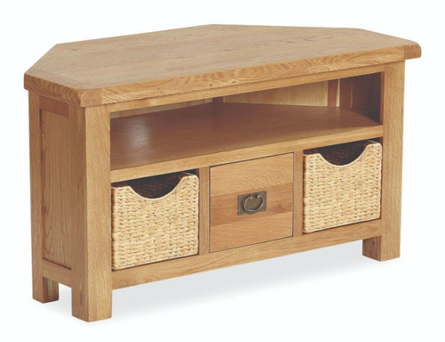 Oakvale eiche eck schrank - eiche, eck-tv-schrank