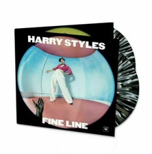 Harry Styles Fine Line COLOURED Splattered Black & WHITE Vinyl LP Watermelon 