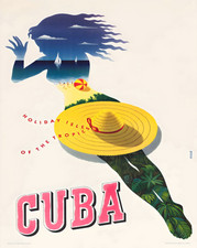 Kuba reise poster - kuba, tropischer