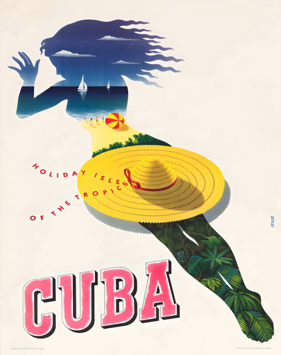 Kuba reise poster - kuba,