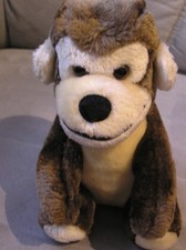 Plüschtier Affe sitzend braun