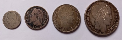 Französische silbermünzen - französische,