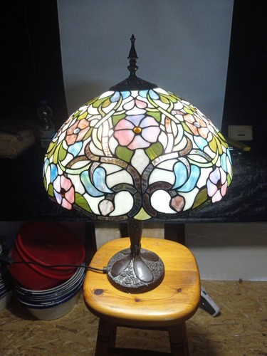 Tiffany lampe buntglas - lampe,