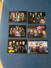 6 Autogrammkarten  Oldie Live