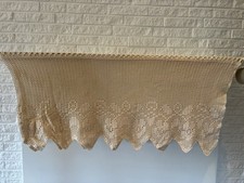 Häkelgardine  Feinste Handarbeit Baumwolle 230 cm X 52