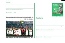 Postkarte VFB STUTTGART DFB Pokal Finale 1997 Berlin Sindelfingen 100 Herberger