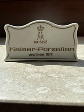 Werbeaufsteller aus Porzellan der Firma Kaiser-Porzellan