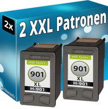 SET 2x DRUCKER PATRONEN für HP 901 XL OFFICEJET J4580 J4600 J4624 J4660 J4680C