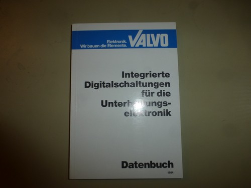 Valvo elektronik integrierte - valvo,