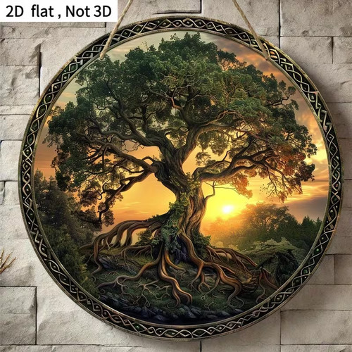 Lebensbaum holzschild 20cm - holzschild,