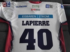 Trikot Eisbären Berlin.  MAXIM LAPIERRE    Gr. XL      Fantrikot, Jersey  Dynamo
