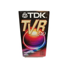 2x TDK TVR 240 VHS Videokassette Leerkassette Neu & OVP High Quality Blank Tape