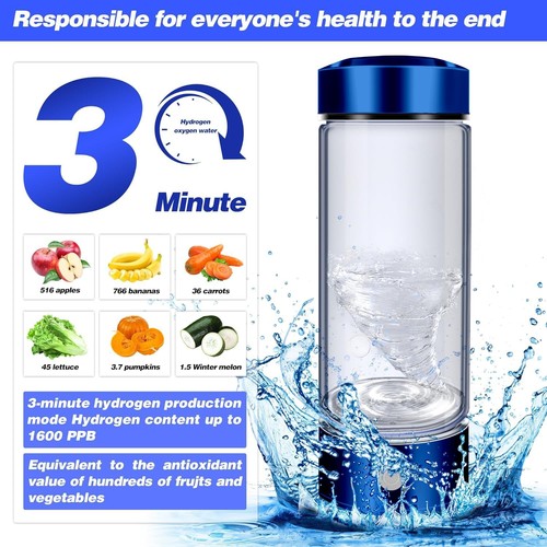 Wasserstoff-Wasserflasche