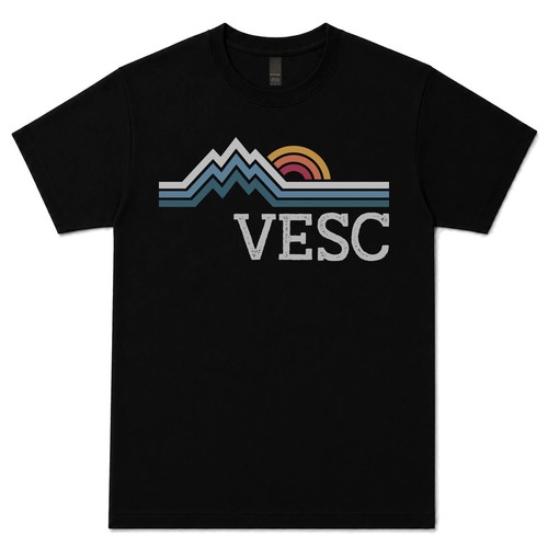 Vesc retro logo shirt nyons - logo, t-shirt