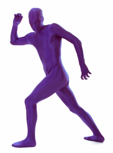 Violettes ganzkörperkostüm - violettes,