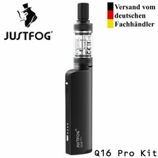 JustFog Q16 Pro Starterset Kit Ersatzglas Coils Verdampfer Köpfe