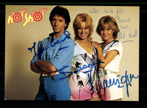 Hot shot autogrammkarte - hot,