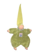 Käthe Kruse Puppe Gugguli Wichtel in grün Schmusetuch Schnuffeltuch Kuscheltuch