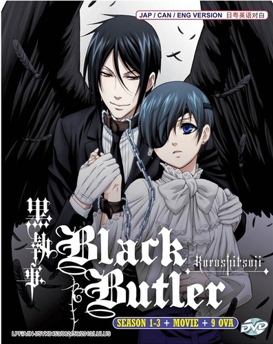 Dvd black butler kuroshitsuji - dvd,
