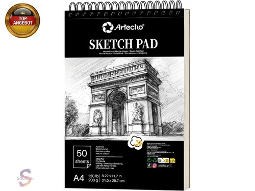 Artecho skizzenbuch 50 - artecho,