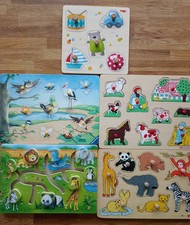 4 Steckpuzzle  + 1