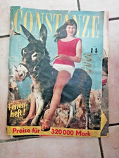 CONSTANZE  Heft 14  ( 70 Pfennig ) 5. Juli 1960  Ferienheft !  Für Kenner