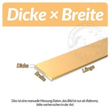 Flachmaterial Messing