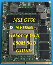 MEDION MSI GT Nvidia GeForce GTX 880M GDDR5 8GB MS-1W0C1 N15E-GX-A2 Grafikkarte