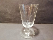 Alter Glas Becher Fußbecher