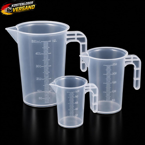 Messbecher set teilig - 3-teilig, für